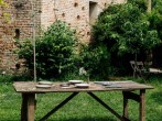 Table in garden